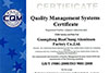 Certificado de certificación de sistema de gestión de calidad